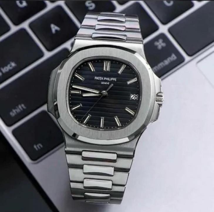 PP QUARTZ SILVER BLACK watchlady