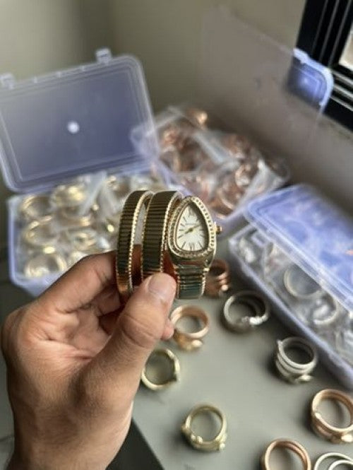 BVLGAR I GOLD WHITE FULL DIAMOND