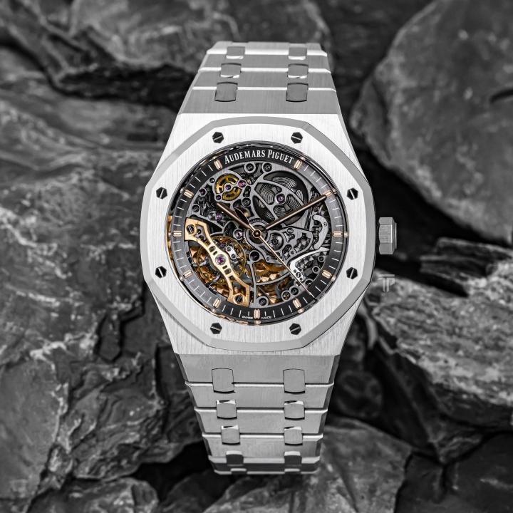 AP SKELETON GREY AUTO MOVEMENT watchlady
