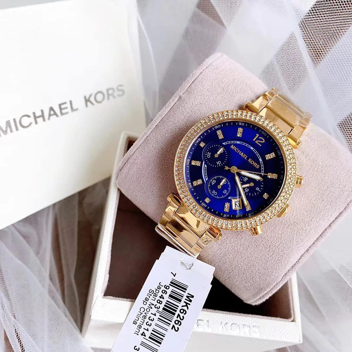 MICHAE L KORS PARKER GOLD BLUE XoticCollection