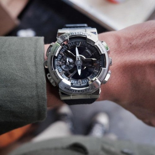 CASI O GSHOCK 110 SILVER BLACK XoticCollection