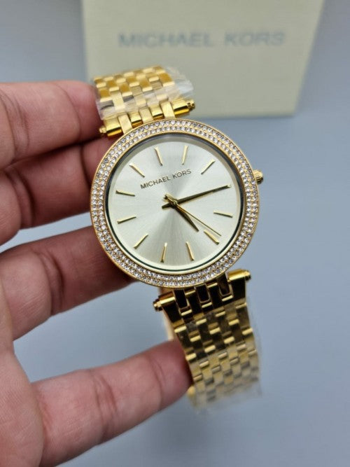 MICHAE L KORS DARCI GOLD WHITE XoticCollection