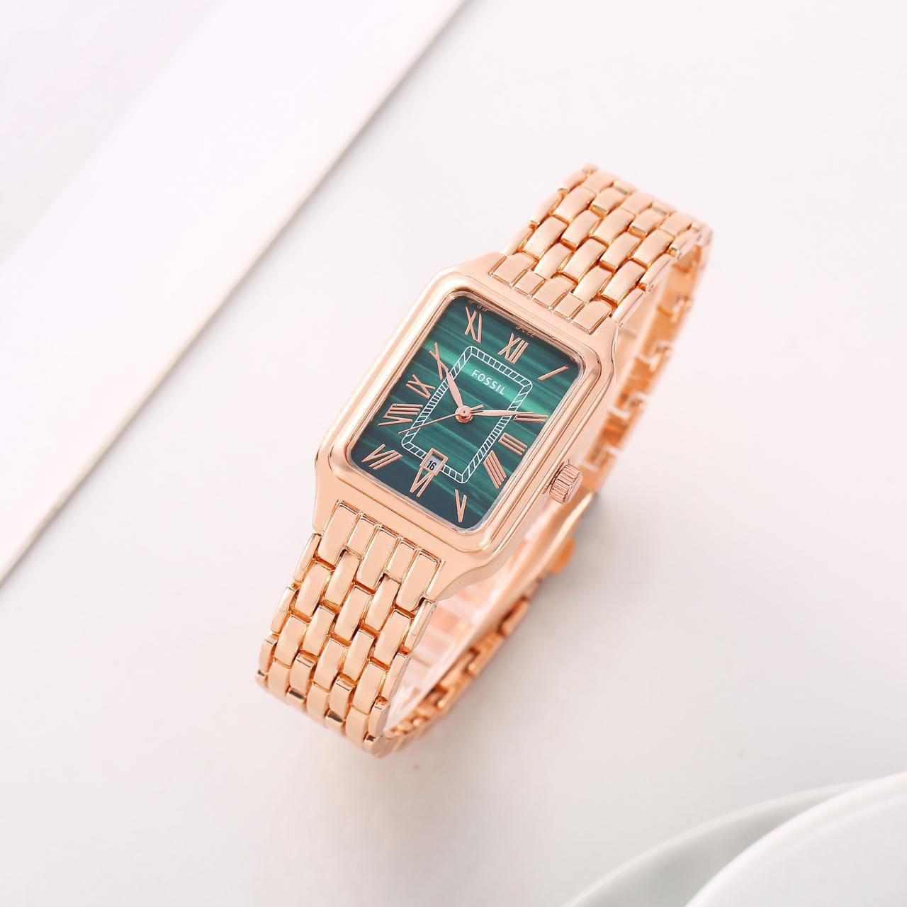 FOSSI L RAQUEL ROSE GREEN XoticCollection