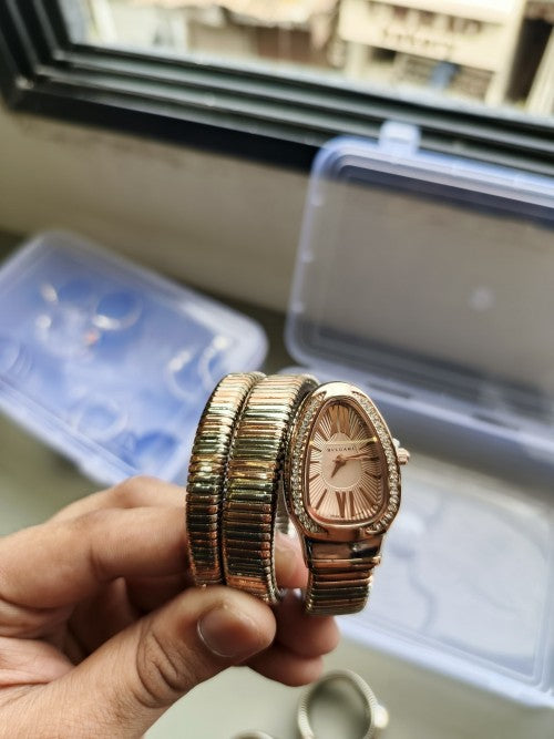 BVLGARI I SERPENTI TWO TONE ROSE PINK XoticCollection