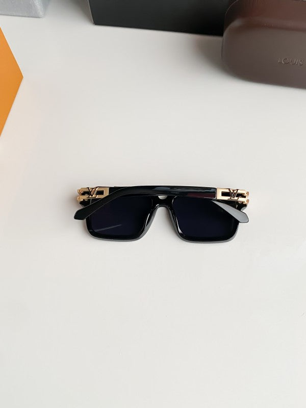 LV GOLD BLACK MENS watchlady