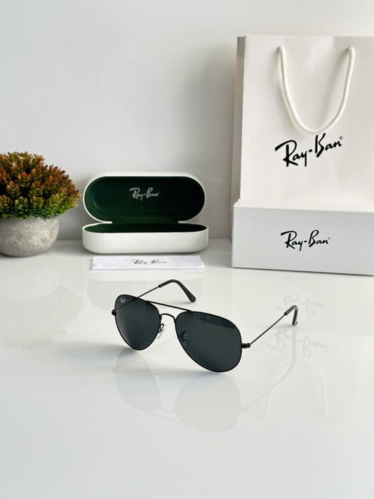 RAYB AN 3025 FULL BLACK watchlady