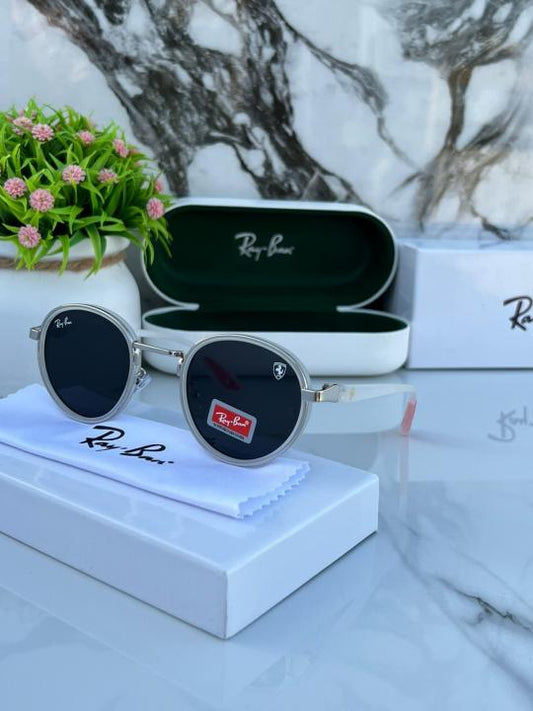 Rayb an 3675 white black  UNISEX watchlady