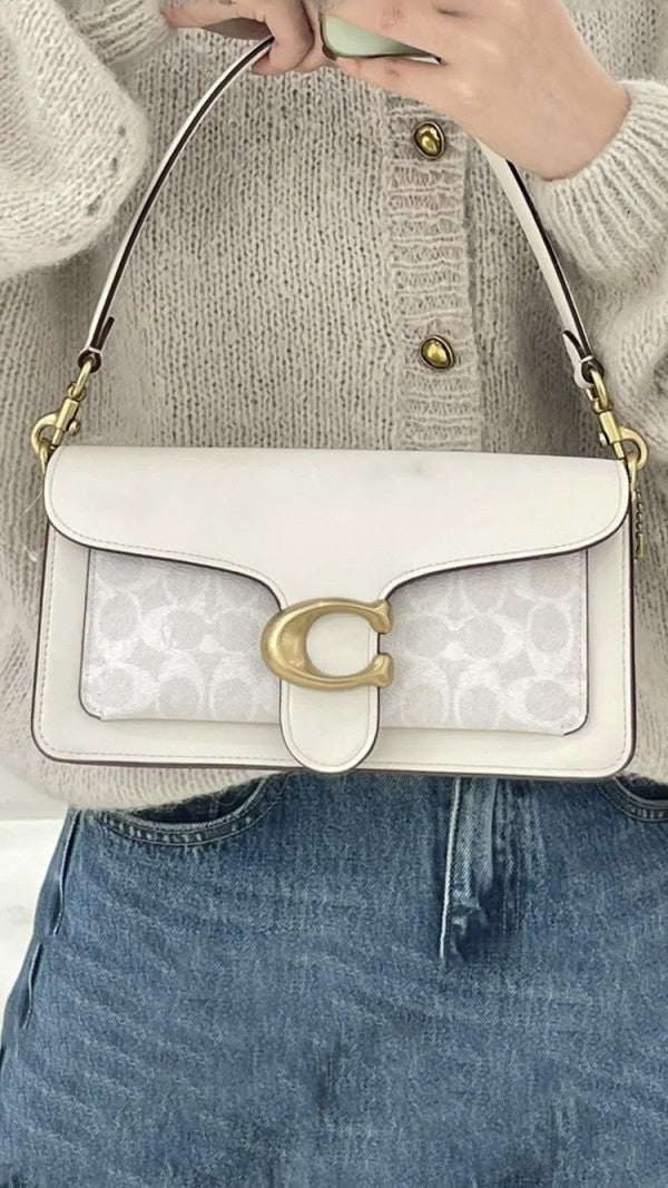 COAC H TABBY SHOULDER BAG WITH BOX AND DUST BAG XoticCollection