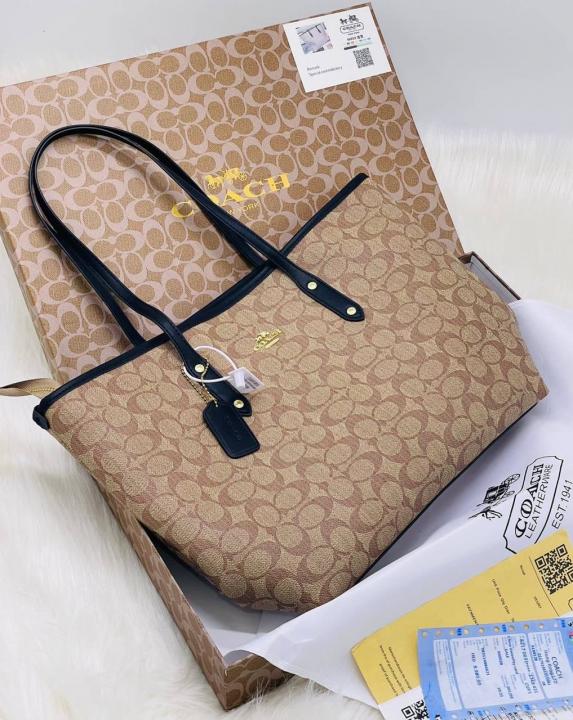 COAC H CITY TOTE WITH BOX AND DUST COVER watchlady