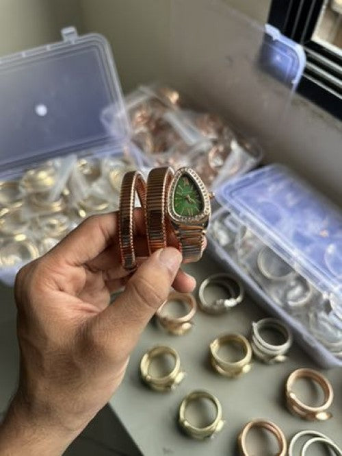 BVLGAR I ROSE GREEN FULL DIAMOND