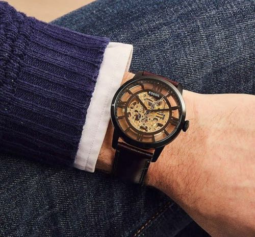 FOSSI L AUTO TOWNSMAN FOR MENS watchlady