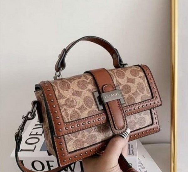 COAC H STUDDED BAG WITH OG BOX AND DUSTBAG XoticCollection