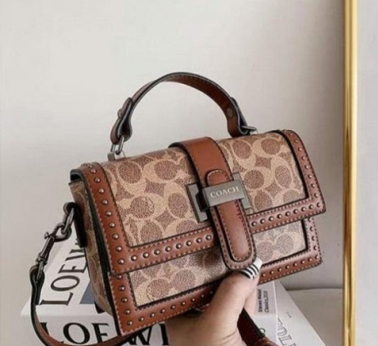 COAC H STUDDED BAG WITH OG BOX AND DUSTBAG XoticCollection