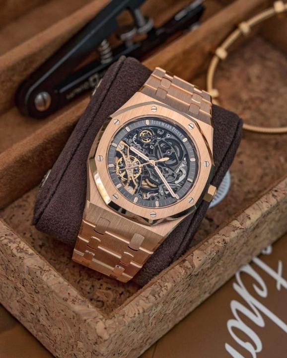 AP SKELETON ROSE AUTO MOVEMENT watchlady
