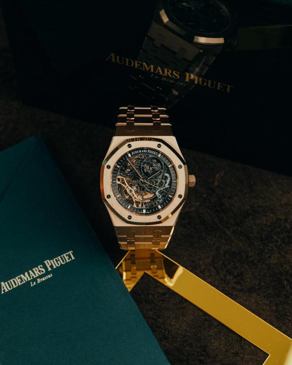 AP SKELETON ROSE AUTO MOVEMENT watchlady