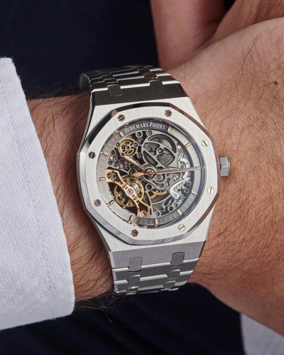 AP SKELETON GREY AUTO MOVEMENT watchlady