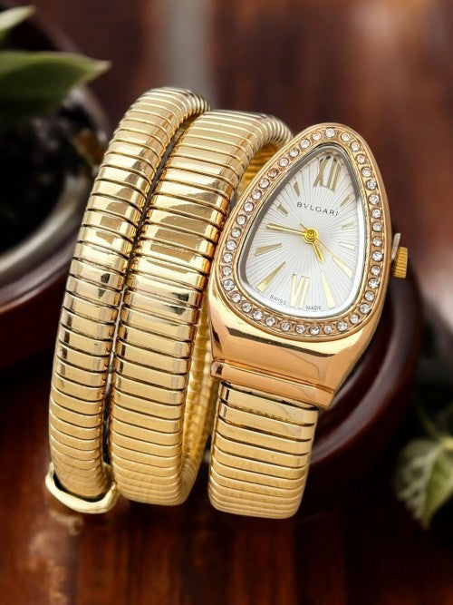 BVLGAR I GOLD WHITE FULL DIAMOND