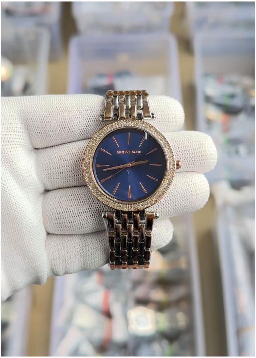 MICHAEL KOR S DARCI TWO TONE COPPER BLUE XoticCollection