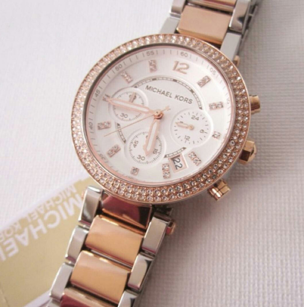 MICHAE L KORS PARKER TWO TONE WHITE XoticCollection