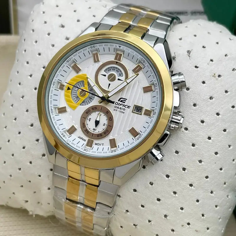 CASI O EDIFICE ED-426 TWO TONE WHITE XoticCollection