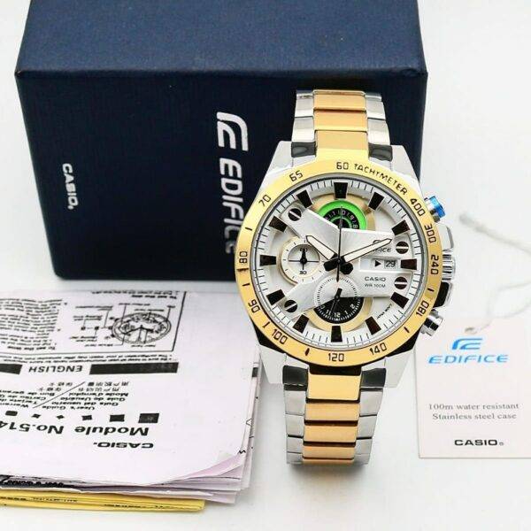 CASI O EDIFIC E EFR-540 GOLD WHITE XoticCollection