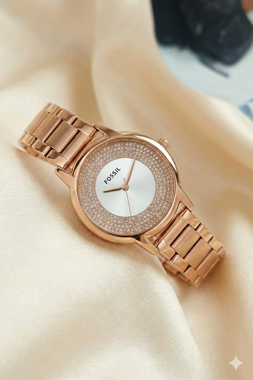 FOSSI L ROSE WHITE FOR HER