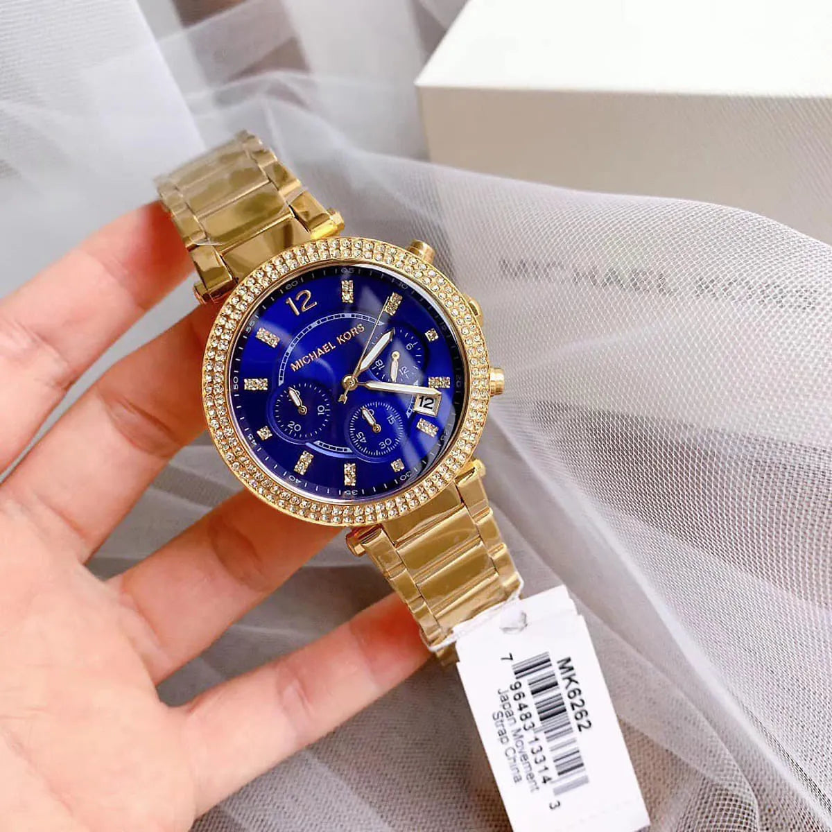 MICHAE L KORS PARKER GOLD BLUE XoticCollection
