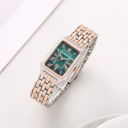 FOSSI L RAQUEL TWO TONE ROSE GREEN XoticCollection