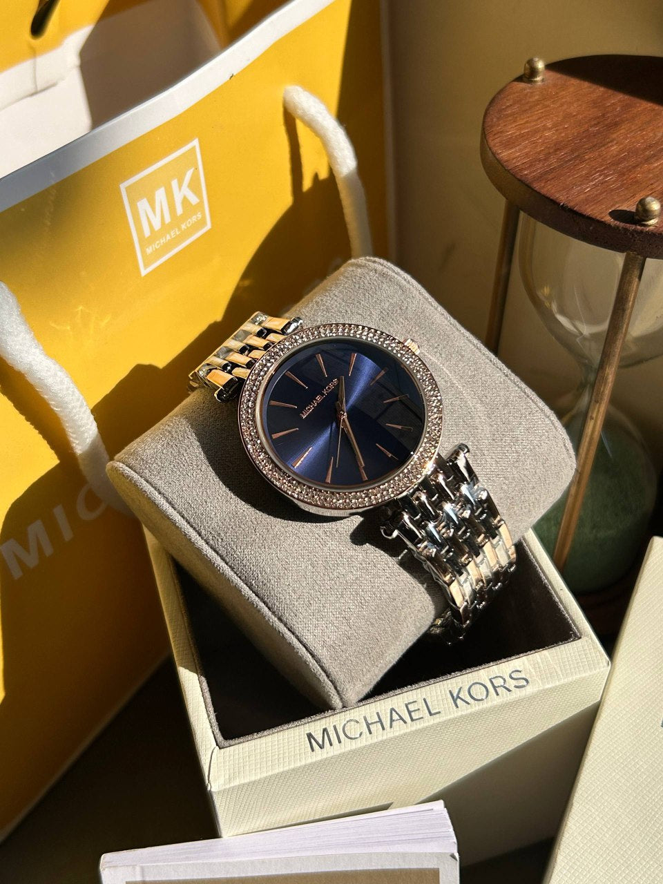 MICHAEL KOR S DARCI TWO TONE COPPER BLUE XoticCollection