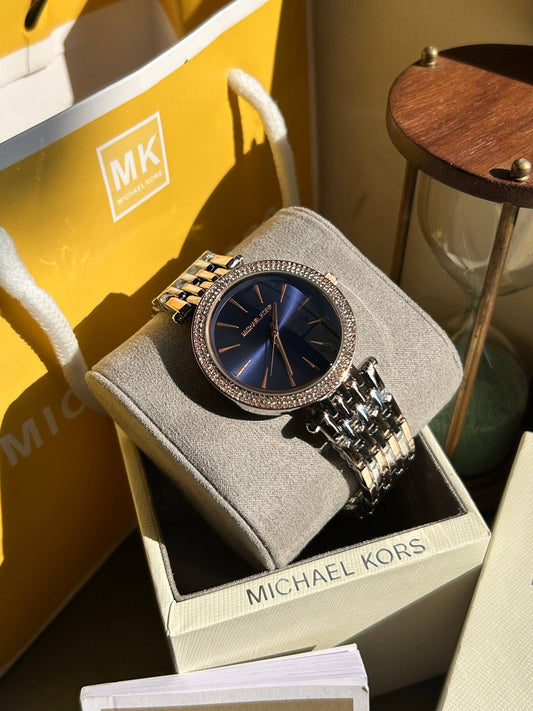 MICHAEL KOR S DARCI TWO TONE COPPER BLUE XoticCollection