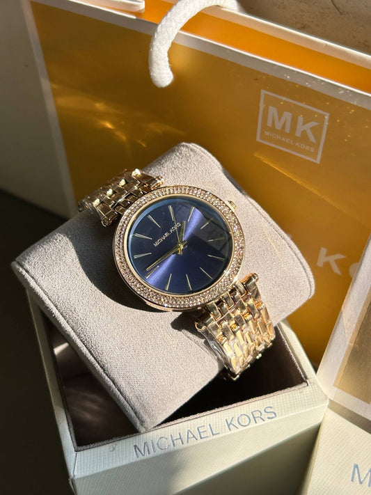 MICHAE L KORS DARCI GOLD BLUE XoticCollection
