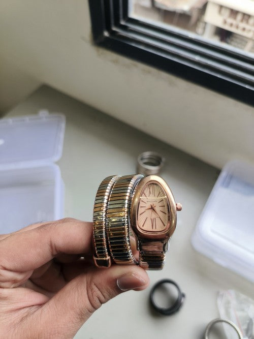 BVLGAR I SERPENTI TWO TONE ROSE WITHOUT DIAMOND XoticCollection