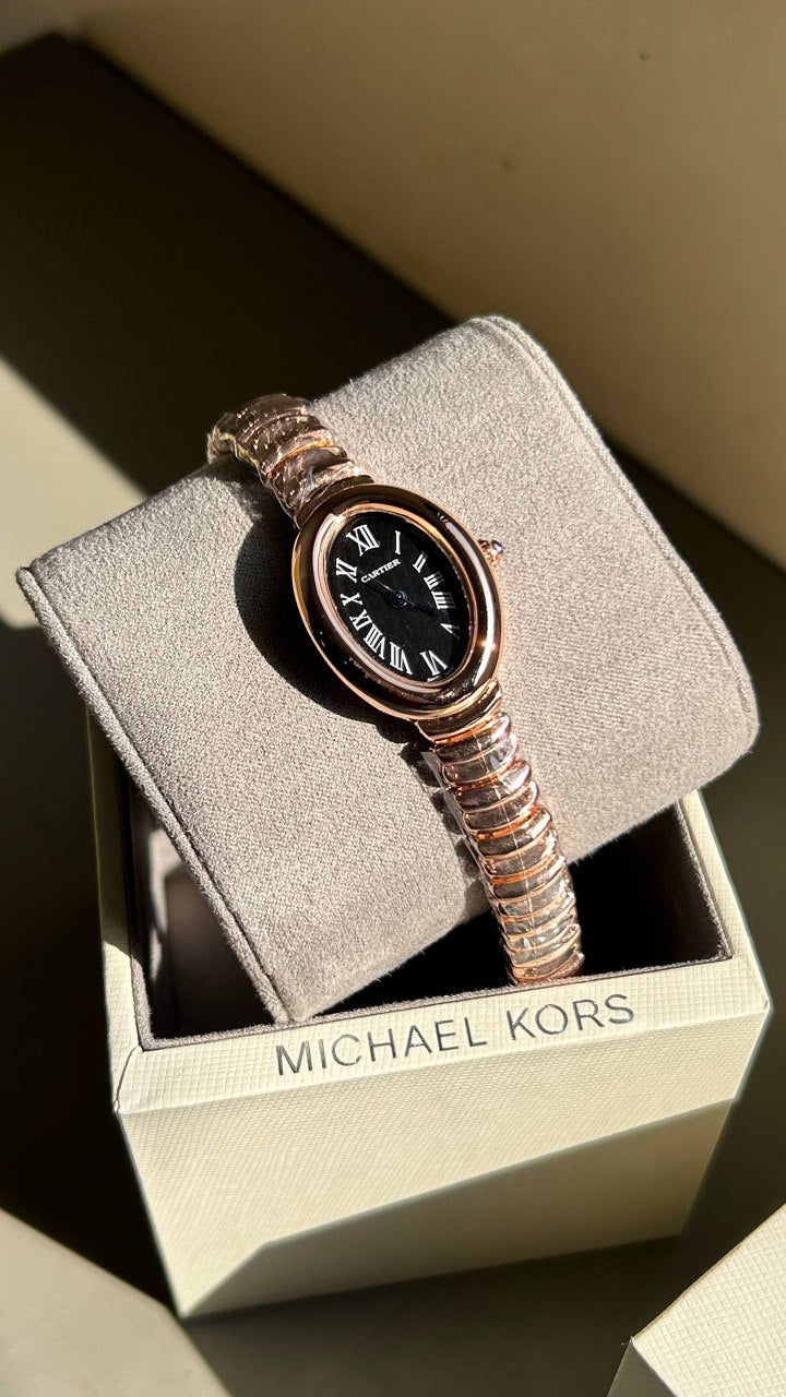 CARTIE R WATCH FOR HER ROSE BLACK XoticCollection