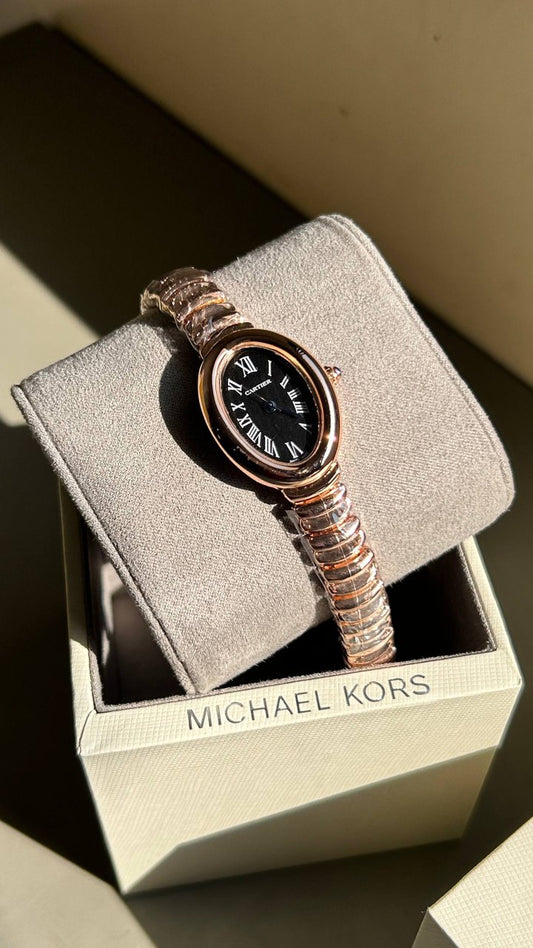 CARTIE R WATCH FOR HER ROSE BLACK XoticCollection