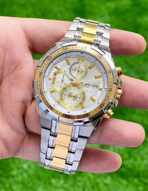 CASI O EDIFICE EFR-539 TWO TONE WHITE XoticCollection