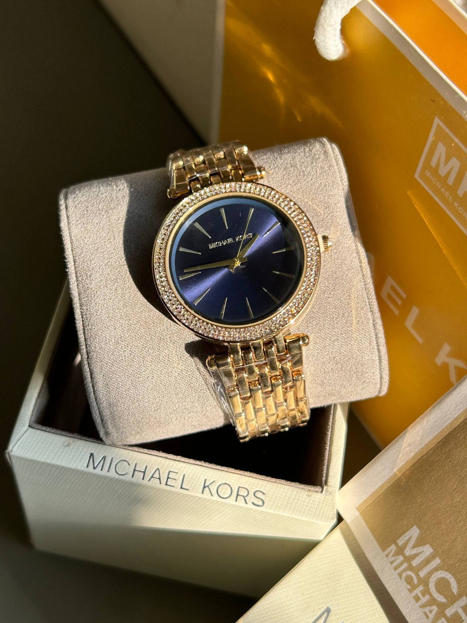 MICHAE L KORS DARCI GOLD BLUE XoticCollection
