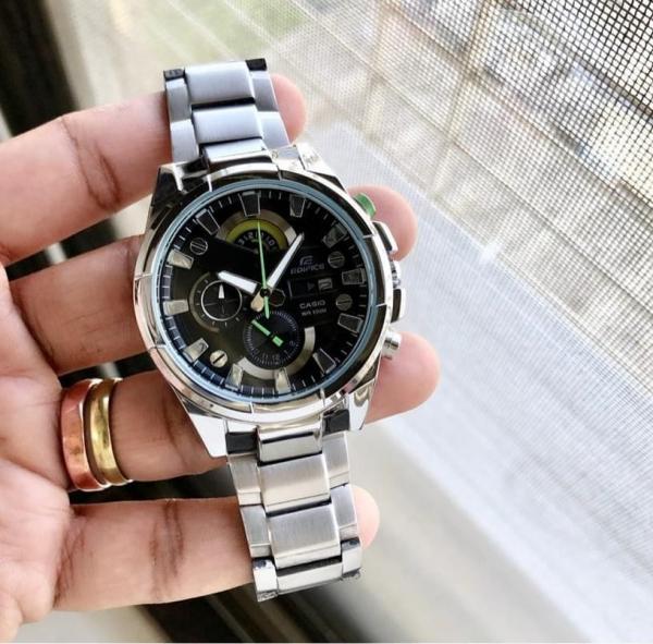 CASI O EDIFIC E EFR-540 SILVER BLACK XoticCollection