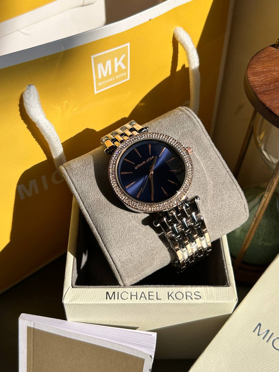MICHAEL KOR S DARCI TWO TONE COPPER BLUE XoticCollection