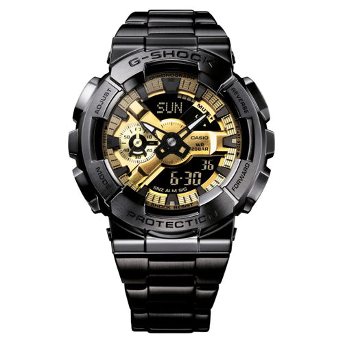 CASI O GSHOCK 110 GOLD BLACK XoticCollection
