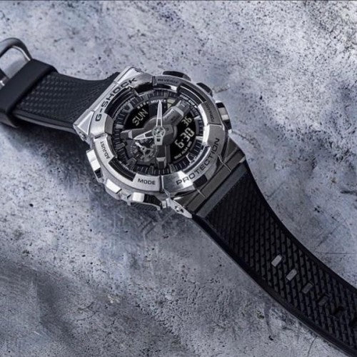 CASI O GSHOCK 110 SILVER BLACK XoticCollection