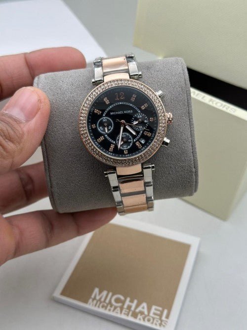 MICHAE L KORS PARKER TWO TONE BLACK XoticCollection