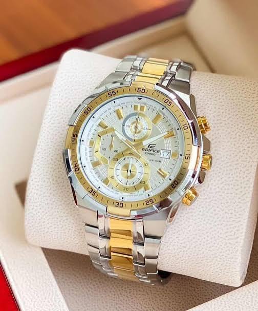 CASI O EDIFICE EFR-539 TWO TONE WHITE XoticCollection
