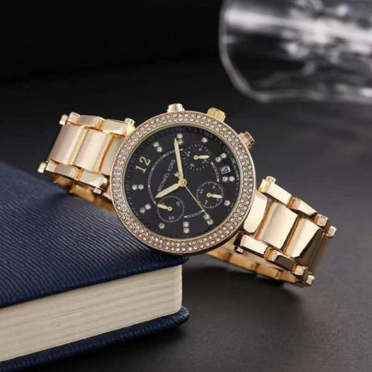 MICHAE L KORS PARKER GOLD BLACK XoticCollection