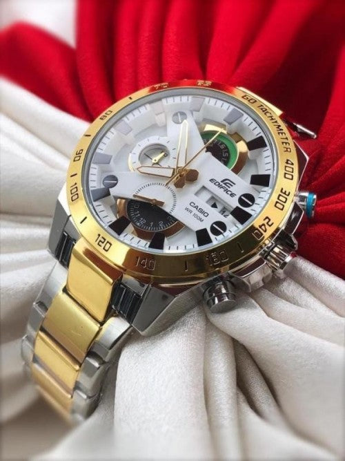 CASI O EDIFICE EFR-540 TWO TONE WHITE XoticCollection