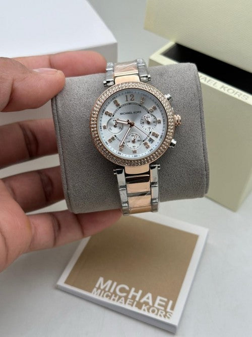 MICHAE L KORS PARKER TWO TONE WHITE XoticCollection