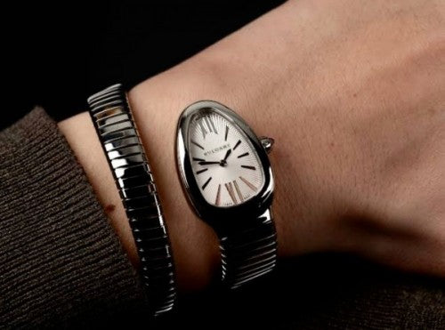 BVLGAR I SERPENTI BLACK WHITE DIAL WITHOUT DIAMOND XoticCollection