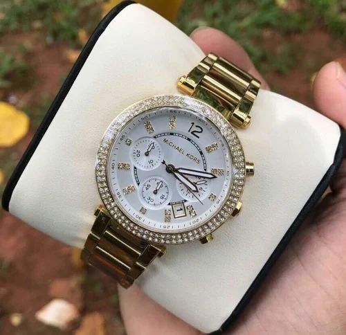 MICHAE L KORS PARKER GOLD WHITE XoticCollection