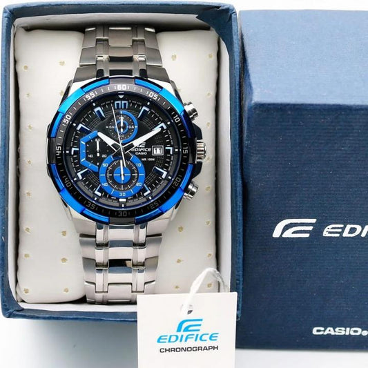 CASI O EDIFIC E EFR-539D SILVER BLUE XoticCollection