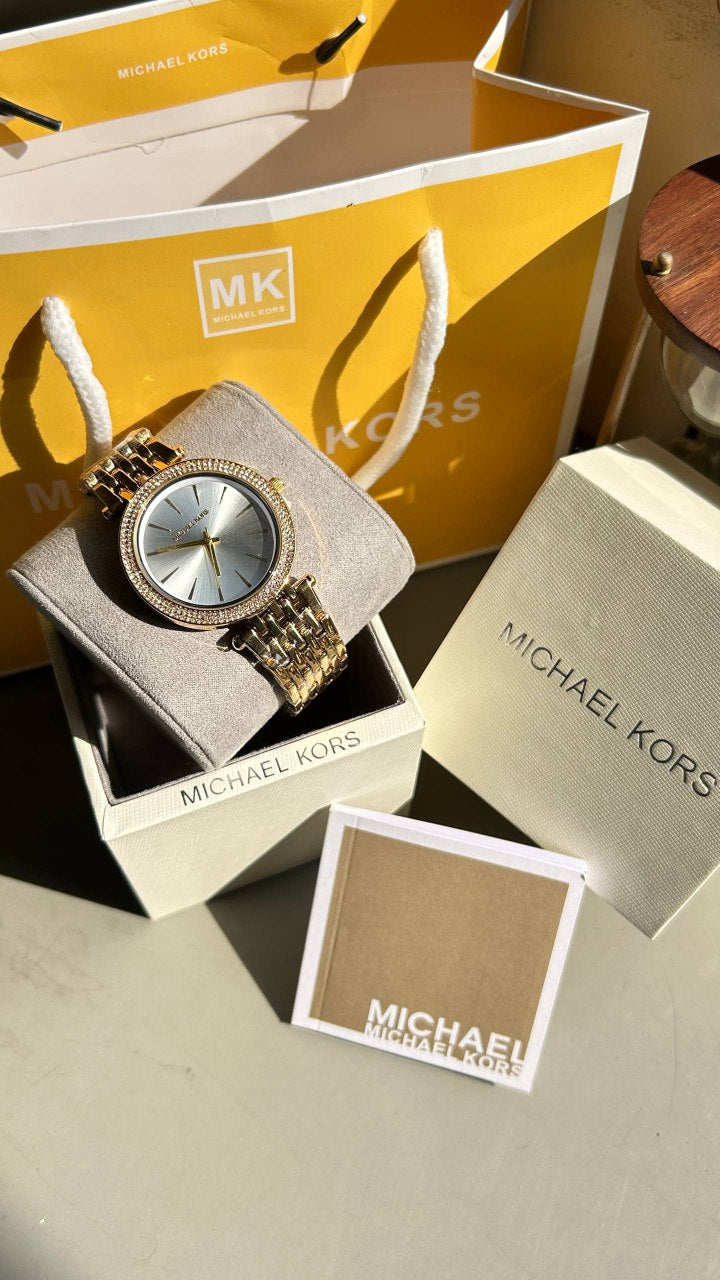 MICHAE L KORS DARCI GOLD WHITE XoticCollection