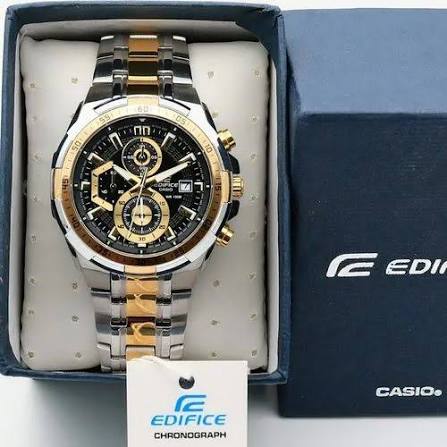 CASI O EDIFICE EFR-539 TWO TONE BLACK XoticCollection